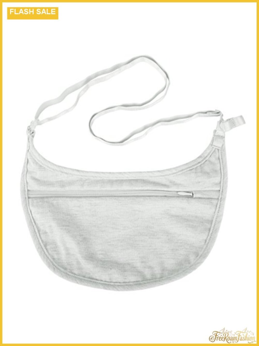 Travelon Undergarment Crossbody Pouch Cotton Blend Adjustable Waist Strap